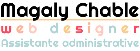 Logo Magaly Chable webdesigner et assistante